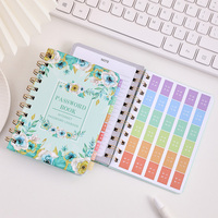 Diario de Oración con Tapa Dura Floral Vintage, Encuadernación en Espiral A6, Diario Devocional, Cuaderno de Estudio, Planificador Guiado