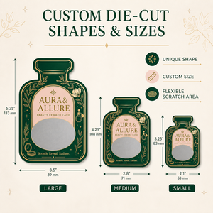 Carte à gratter écologique en relief, personnalisable avec logo, impression sur papier d'art, sérigraphie, carte de vœux à gratter – Vente en gros - Product Image 4