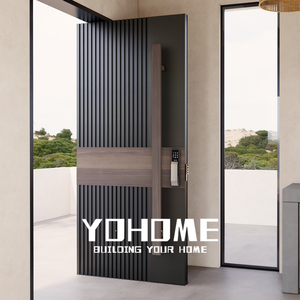 Porte in Metallo Europee, Porte Moderne Larghe, Porte Blindate, Porte d'Ingresso per Appartamenti, Porte Metalliche in Alluminio - Product Image 6