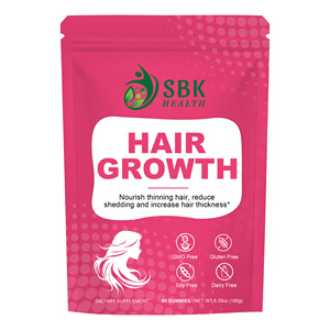 Gomitas para el Crecimiento del Cabello con Queratina, Péptidos de Colágeno Marino Hidrolizado, Suplemento Dietético para Engrosar el Cabello en Mujeres - Product Image 1