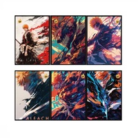 Cartes de collection HUOHU Bleach Polaroids – Cartes rares Kurosaki Ichigo – Accessoires d'animation – Cartes à collectionner détachables – Jouets