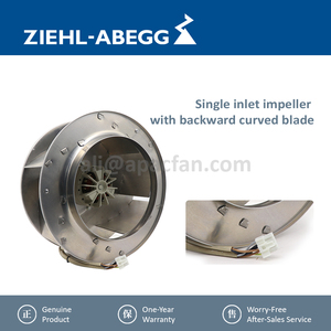 Ziehl-abegg RH35M-4EK.2F.1R 130043 0-10V PWM <b>Control</b> Clean Room Fan High Efficiency AC Backward Curved Centrifugal Fan for FFU - Product Image 3