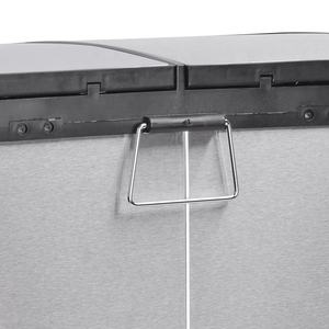 60L Hotel Room Office Kitchen for <strong>Recycle</strong> <strong>Bin</strong> <strong>Dual</strong> Liners <strong>Recycle</strong> <strong>Bin</strong> With 2 Compartments for Commercial Trash <strong>Bin</strong> - Product Image 4