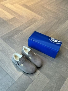 Sandalias Planas de Alta Calidad para Exteriores, Tipo Mules, para Mujer, de Cuero Genuino, Gamuza y Corcho, Marca <span class=keywords><strong>Boston</strong></span> - Product Image 3