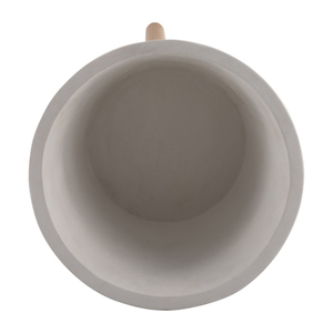 Supporti moderni per piante con vasi in resina scanalata per piante da interno ed esterno, gambe in legno di faggio, vasi per fiori, decorazioni per la casa - Product Image 5