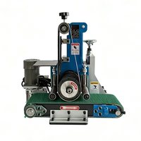 Machine de ponçage à bande silencieuse et sans vibration avec convoyeur pour le débavurage et le polissage de tôles plates