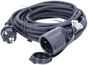<span class=keywords><strong>Rallonge</strong></span> en caoutchouc <span class=keywords><strong>10m</strong></span> IP44 Protection extérieure 16A 230V - Product Image 3