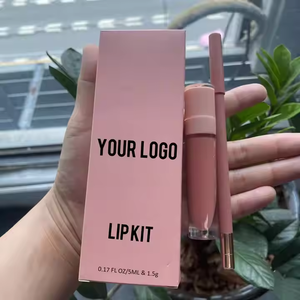 Set di trucco rossetto vegano di alta qualità etichetta privata all'ingrosso Clear Matte Shimmer & Glitter Lip Kit per le labbra altri prodotti per il trucco - Product Image 1