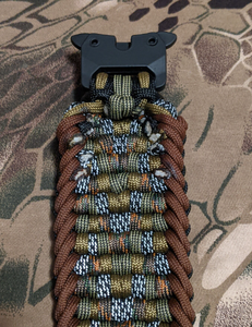 Collar de perro <span class=keywords><strong>Pride</strong></span>, diseño de patrón elegante, hebilla de liberación rápida, cuerda de fibra de Paracord suave, Collar ajustable para mascotas personalizado - Product Image 5