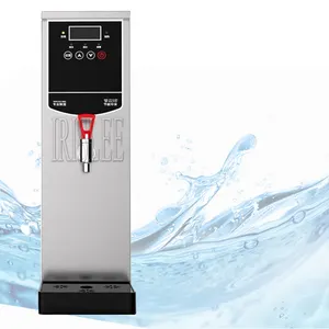 40L/h automatic stepping hot water machine for milk tea coffee liquid crystal water heater boiler machine