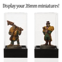 10 boîtes de rangement en plastique pour figurines, base noire, couvercle transparent, protection anti-poussière, boîte de présentation pour figurines d'action