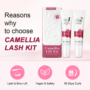 <span class=keywords><strong>ICONSIGN</strong></span> CAMELLIA Kit de <span class=keywords><strong>Lifting</strong></span> de Cejas y Pestañas 2 en 1, Vegano, con Cisteamina, Profesional, <span class=keywords><strong>Pasos</strong></span> 1 y 2 - Product Image 2