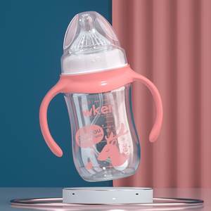 180 ml/240 ml/300 ml en plastique de qualité alimentaire bébé biberon de <span class=keywords><strong>lait</strong></span> pour bébé - Product Image 2