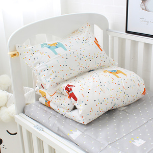 100% coton nouveau-né bébé filles garçons couverture <span class=keywords><strong>couette</strong></span> <span class=keywords><strong>housse</strong></span> <span class=keywords><strong>de</strong></span> coussin 3 pièces bébé lit bébé ensemble <span class=keywords><strong>de</strong></span> literie - Product Image 5