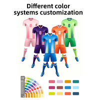 Impression par sublimation, maillots de football unisexes personnalisés, uniformes, service OEM, shorts, ensemble de vêtements de football, qualité supérieure, polyester