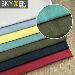 Skygen Dobby Yarn chemise vêtements coton popeline tissu fabricant tissé 100% coton tissu
