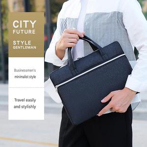 Maletín de Mano, Bolsa para Archivos de Gran Capacidad, Impermeable, de Lona Oxford con Cierre, para Conferencias y Negocios - Product Image 4