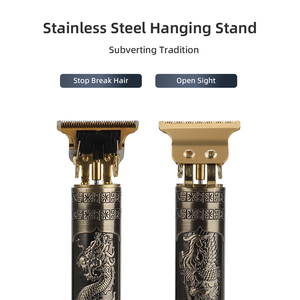 Maquina De Cortar Pelo <span class=keywords><strong>เครื่อง</strong></span>โกนหนวด,<span class=keywords><strong>เครื่อง</strong></span>ตัดผมตัดเล็มเคราแบบวินเทจปี T9 - Product Image 2