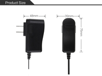 Adaptateur secteur multi-prises HYT DC AC 15V 1.5A 15W US EU JP CN KR avec garantie de 2 ans pour l'éclairage LED