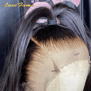 <span class=keywords><strong>Peluca</strong></span> de cabello humano con encaje Frontal transparente, pelo humano con cutícula Virgen sin procesar, 40 pulgadas, encaje Frontal HD - Product Image 6
