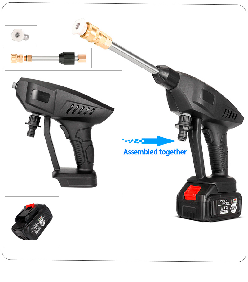 Автомойка 108vf Беспроводная портативная, водяной мини-насос высокого давления