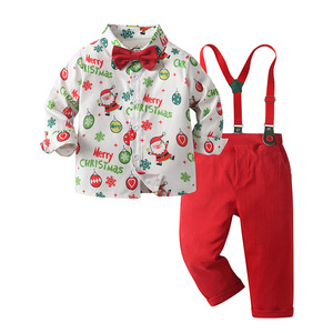 Fabricants Grossistes Vérifiés de Vêtements pour Enfants, Ensemble Deux Pièces pour Noël, Vêtements pour Garçons de 3 <span class=keywords><strong>Ans</strong></span> - Product Image 1