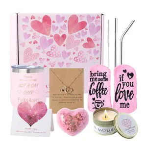 Set regalo personalizzato per feste d'affari e di nozze Spa compleanno romantico e cesto di san valentino con candele profumate per le donne