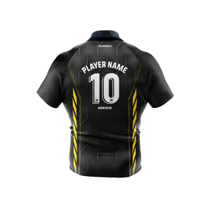 Maillot de <span class=keywords><strong>rugby</strong></span> personnalisable réversible, maillot de football américain à manches courtes, grande taille, respirant, avec motifs drapeau et numéros, ensembles hauts/chemises - Product Image 4