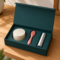 Boîtes cadeaux magnétiques en carton rigide pour fards à paupières avec logo personnalisé, emballages recyclables pour outils de maquillage