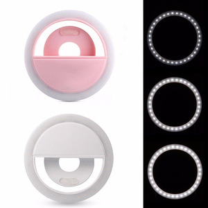 Rechargeable Mini Small Pocket Clip-on Led Phone Selfie <strong>Ring</strong> Light <strong>Gadgets</strong> Portable Clip Phone Selfie <strong>Ring</strong> Light for Photo - Product Image 2