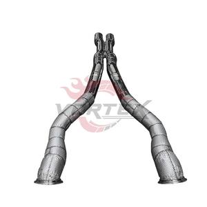 Sistema de Escape Valvetronic Vortex SS304 para Ferrari F12 con Sistema de Control de Sonido Activo y Puntas Doradas - Product Image 3