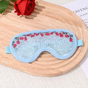 Masque oculaire réutilisable en PVC pour thérapie thermique – Coussin chauffant/refroidissant à billes de gel pour les poches et les cernes – Masque de sommeil ajustable - Product Image 5