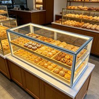 Vitrine de présentation haut de gamme Boxue Professional - Comptoir d'éclairage LED industriel pour la conception intérieure des magasins commerciaux