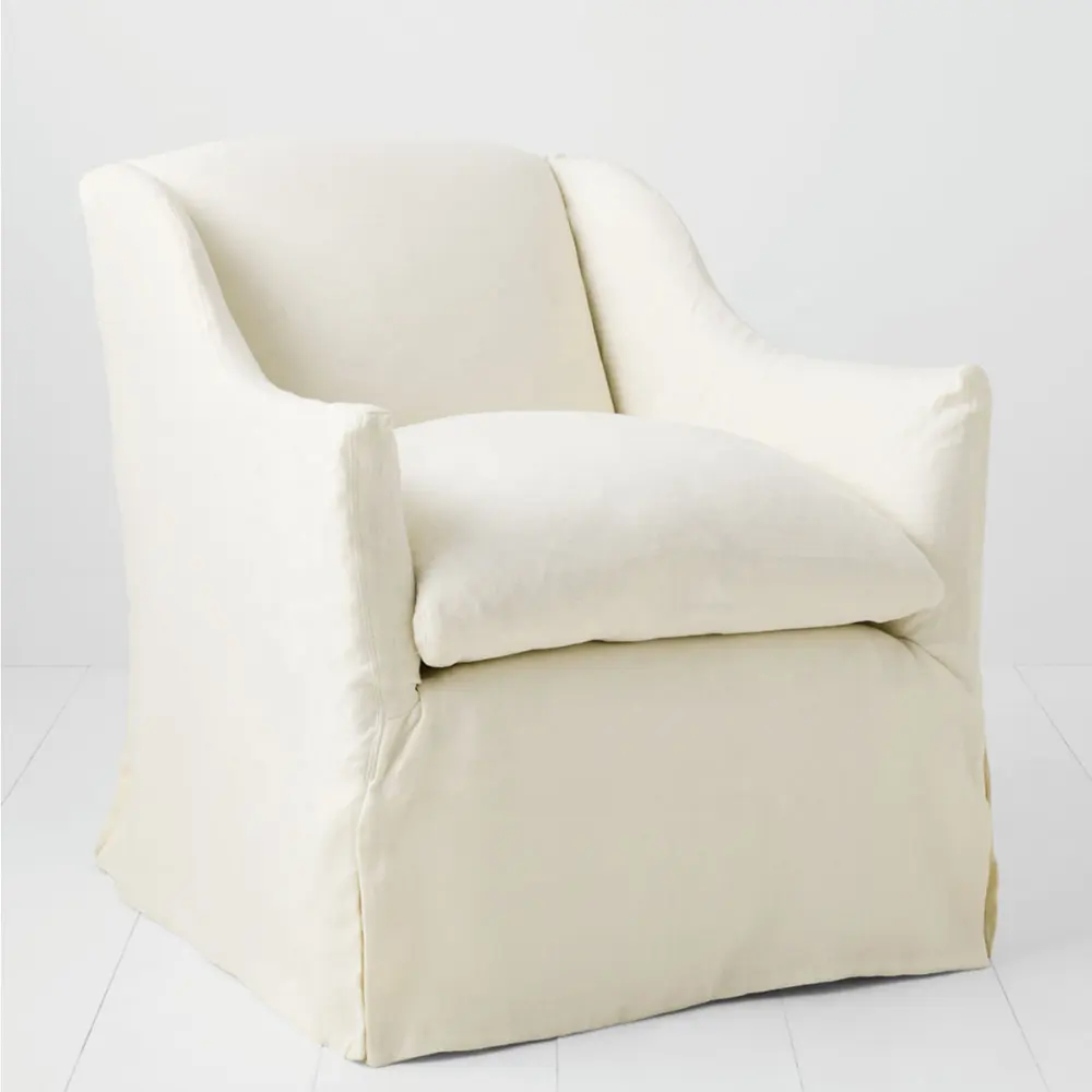 Fundas cómodas modernas de algodón, lino para cómodas sillas de sala de estar, funda antideslizante para silla, silla decorativa