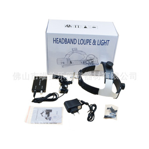 Lunettes grossissantes dentaires 2,5X/3,5X, binoculaires orthopédiques à fixation sur la tête, éclairage LED, équipement et accessoires de thérapie buccale - Product Image 4