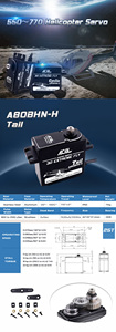 A80BHN-H 25T Engranajes Metálicos Estándar de Alta Calidad con Carcasa de Aluminio, Digital Sin Escobillas - Product Image 2