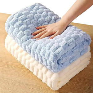 Toallas de Baño Extra Grandes de Microfibra Premium Azul de <span class=keywords><strong>70x140</strong></span> 80x180 CM, 300 400 Gsm, para Hombre - Product Image 1