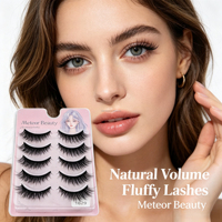 Bulu Mata Palsu Tanpa Lem, Tekan & Pakai, Lembut, PBT, Segmen, Cluster, Grosir Salon Kecantikan