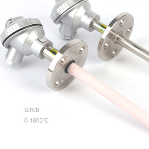 Termopar Tipo B R S de 0-1800 con Tubo Protector de Cerámica para Horno Monocristalino, Sensor de Termopar Tipo K <span class=keywords><strong>J</strong></span> E - Product Image 6