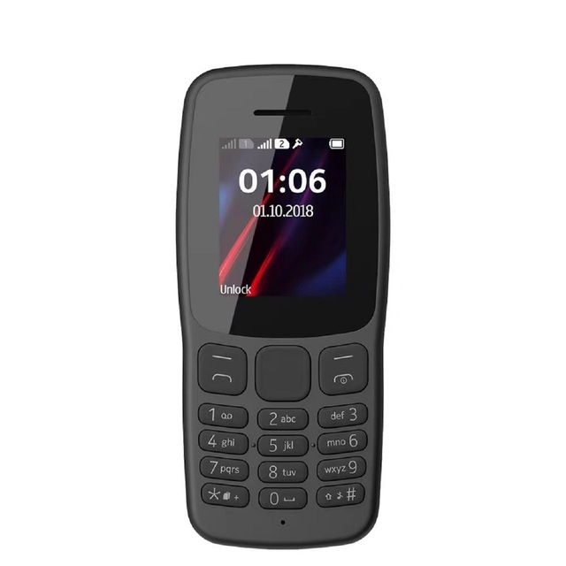 Popular Hotsale N106 with Logo Super Long Standby Elder Cell Phone Thumb Button Low Price Dual Sim Function Phone