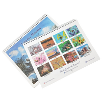 Calendrier Mural Publicitaire Personnalisé 2026, Cadeau d'Affaires, Calendrier de Bureau de Haute Qualité, Calendrier de l'Avent, Calendrier de Table Imprimé