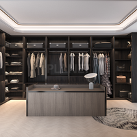 Ensemble de meubles de chambre à coucher en bois pour l'achat en ligne, armoire multifonctionnelle, lit et garde-robe sur mesure