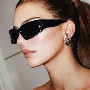 Gafas de Sol Deportivas Personalizadas con Logotipo, Gafas de Ciclismo para Hombre, Gafas de Sol Negras con Protección UV400, Montura Pequeña Estilo Y2K, Gafas de Sol Punk para Mujer - Product Image 2