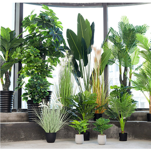 Cây xanh nhân tạo trang trí ngoài trời bán buôn, kiểu vườn thẳng đứng, cao, chất liệu nhựa, hoa giả trông như thật, sản xuất tại Trung Quốc - Product Image 6