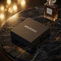 Boîte à bijoux en carton mat avec logo OEM, emballage en papier, petite boîte à bijoux pour collier et bague, boîte cadeau imprimée, prix d'usine