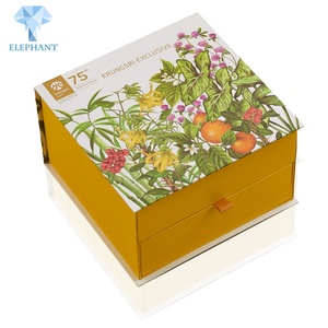 Custom Luxury Food Grade Art Design Paper Packaging With Dividers Mooncake Gift Packaging <b>Box</b> - Product Image 4