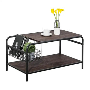 Simple modern coffee <b>table</b>, suitable for home living room, <b>small</b> apartment, rectangular, easy to rent, tea <b>table</b>, sofa side - Product Image 1