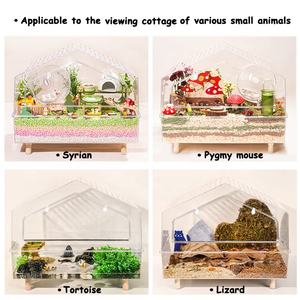 Maison de Hamster de luxe, petits animaux, habitacle, Chinchillas, grand aménagement paysager, visualisation, chalet, grand bricolage, Cage de Hamster, accessoires - Product Image 6