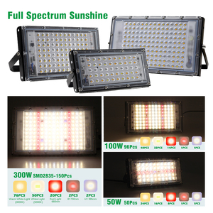 Luz de <span class=keywords><strong>cultivo</strong></span> <span class=keywords><strong>LED</strong></span> AC220V 50W 100W 300W Phyto lámpara de <span class=keywords><strong>cultivo</strong></span> de reflector de espectro completo para plantas de <span class=keywords><strong>interior</strong></span>, hogar, invernadero - Product Image 5