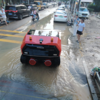 Robot de drainage à grande capacité (1200 m³/h) pour interventions en cas de typhon et d'inondation, destiné aux services municipaux d'urgence